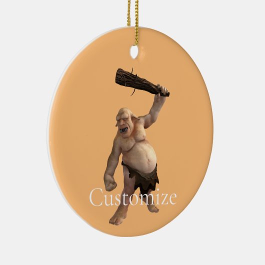 Lelijke Troll Thunder_Cove Keramisch Ornament (Rechts)