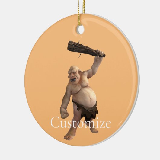 Lelijke Troll Thunder_Cove Keramisch Ornament (Links)