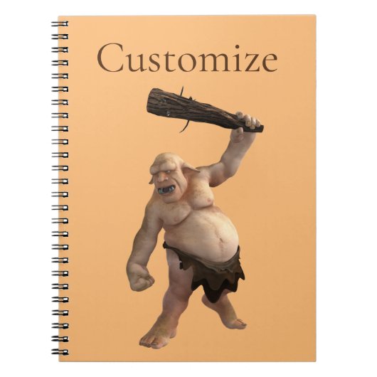 Lelijke Troll Thunder_Cove Notitieboek (Voorkant)