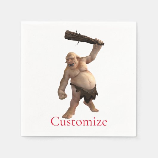 Lelijke Troll Thunder_Cove Servet (Voorkant)