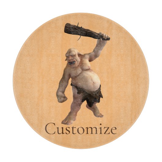 Lelijke Troll Thunder_Cove Snijplank (Voorkant)