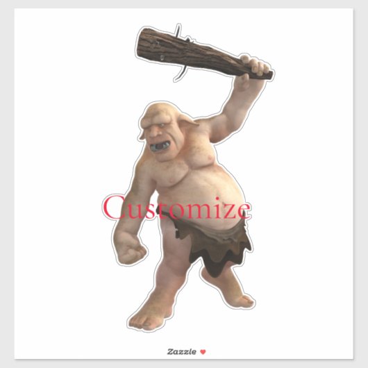 Lelijke Troll Thunder_Cove Sticker (Vel)
