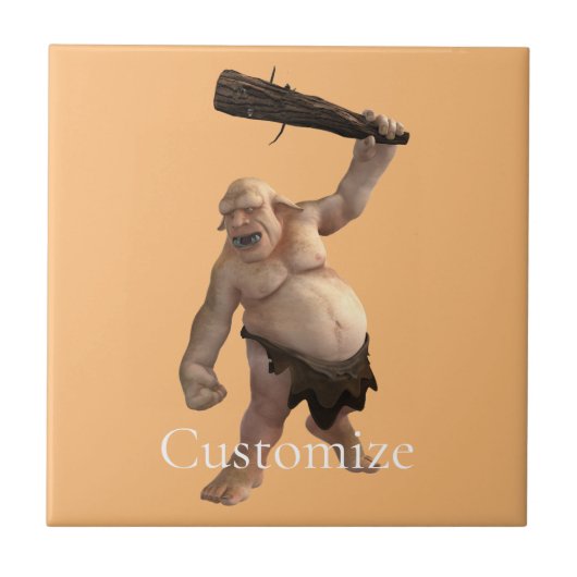 Lelijke Troll Thunder_Cove Tegeltje (Voorkant)