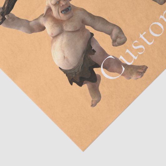 Lelijke Troll Thunder_Cove Tissuepapier (Detail)