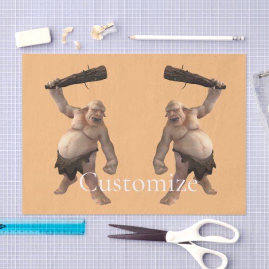 Lelijke Troll Thunder_Cove Tissuepapier (Craft)