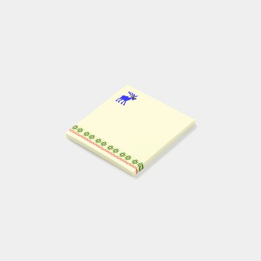 Lelijke trui (accepteer het) rendier post-it® notes (Schuin)