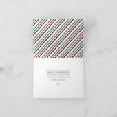 Lelijke trui Baby shower plat dank je kaart (Binnen)