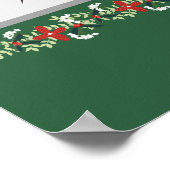 Lelijke trui feest foto booth prop draagbaar poster (Hoek)