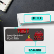 Lelijke trui feestdag uitnodigingslabel