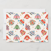 Lelijke trui, feestelijke uitnodiging (Achterkant)