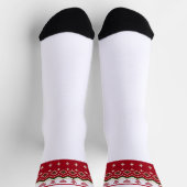 Lelijke trui Gebreide Hygge Angels Harten Kerstmis Sokken (Top)