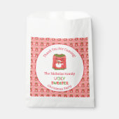 Lelijke trui Grappig Rendier Kerstmis Dank u Bedankzakje (Voorkant)