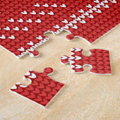 Lelijke trui jingle bells Xmas rendieren haakwerk Legpuzzel (Zijkant)