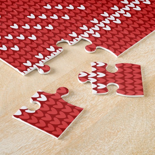 Lelijke trui jingle bells Xmas rendieren haakwerk Legpuzzel (Zijkant)