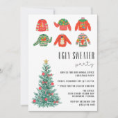 Lelijke trui Kantoor kerstvakantie feest Kaart (Voorkant)