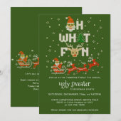 Lelijke trui kerst feestdag G Oh wat leuk Kaart (Voorkant / Achterkant)