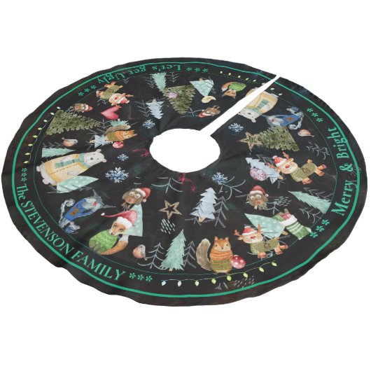 Lelijke Trui Kerst Leuke Dieren Boomrok Kerstboom Rok (Gekanteld)