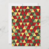 Lelijke trui kerst uitnodiging voor vakantiefeest (Achterkant)