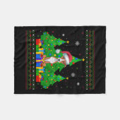 Lelijke Trui Kerstboom Kerstman Hoed Whippet Hond Fleece Deken (Voorkant (Horizontaal))