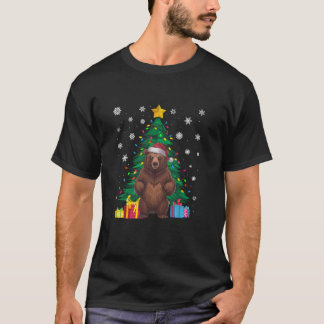 Lelijke Trui Kerstboom Lights Grizzly Beer Sa T-shirt