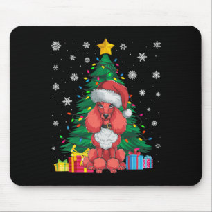 Lelijke Trui Kerstboom Lights Poedel Hond Sant Muismat