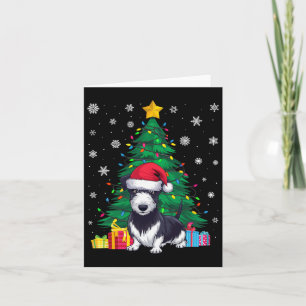 Lelijke Trui Kerstboom Lights Rat Terrier Hond Kaart
