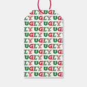 Lelijke trui kerstcadeau Tags Cadeaulabel (Achterkant)