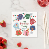 Lelijke trui Kerstfeest grappig Servet (Insitu)