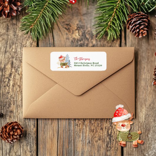 Lelijke trui Kerstfeest Herten Groeten Etiket