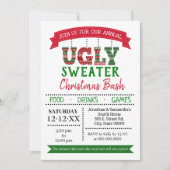 Lelijke trui Kerstfeest jaarlijkse kantoor Kaart (Voorkant)