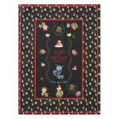 Lelijke trui kerstfeest Noordse dieren Tafelkleed (Voorkant)