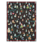 Lelijke Trui Kerstfeest schattige Dieren Tafelkleed (Voorkant)