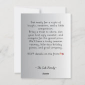 Lelijke-trui-kerstfeest uitnodiging (Achterkant)