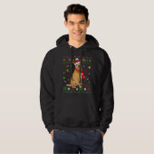 Lelijke trui Kerstmis Australisch vee hond Xmas Hoodie (Voorkant volledig)