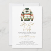 Lelijke trui Kerstmis Corporate Party Kaart (Voorkant)