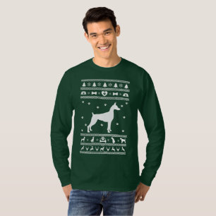 Lelijke trui Kerstmis Grote Deen Hond T-shirt