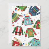 Lelijke trui Leuk kerstfeest Kaart (Achterkant)