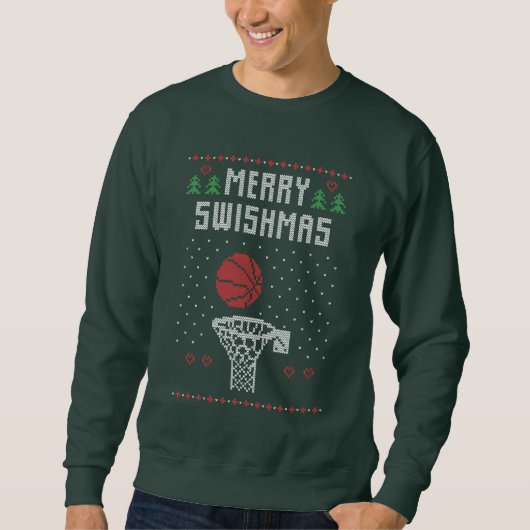 lelijke trui met kerstbasketbal (Voorkant)