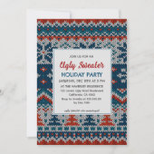 Lelijke trui Modern vakantiefeest Kaart (Voorkant)