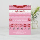 Lelijke trui Modern vakantiefeest Kaart (Staand voorkant)