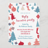 Lelijke trui party uitnodiging bedrijf rustiek (Voorkant / Achterkant)