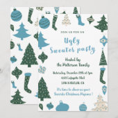 Lelijke trui party uitnodiging modern (Voorkant / Achterkant)