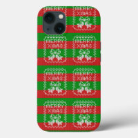 Lelijke trui patroon jingle bells Merry Xmas garen