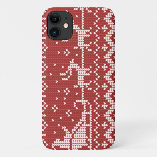 Lelijke trui Santa Claus slee en rendieren Case-Mate iPhone Case (Achterkant)