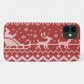 Lelijke trui Santa Claus slee en rendieren Case-Mate iPhone Case (Achterkant (horizontaal))