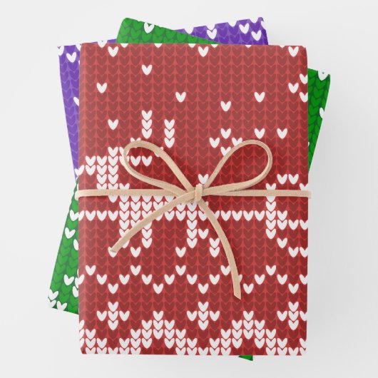 Lelijke trui Santa Claus slee en rendieren Inpakpapier Vel (In situ)