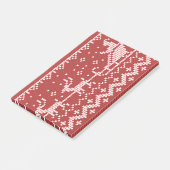 Lelijke trui Santa Claus slee en rendieren Post-it® Notes (Schuin)