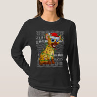 Lelijke trui stijl Xmas lichten Kerstman Hyena Ker