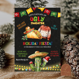 Lelijke trui Taco Mexicaanse kerstfeest Kaart
