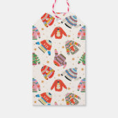 Lelijke trui, vakantie cadeau Labels Cadeaulabel (Achterkant)